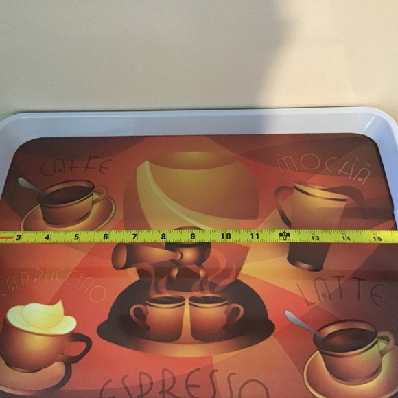 Vintage Coffee Themed Serving Tray - Picture 6 of 6